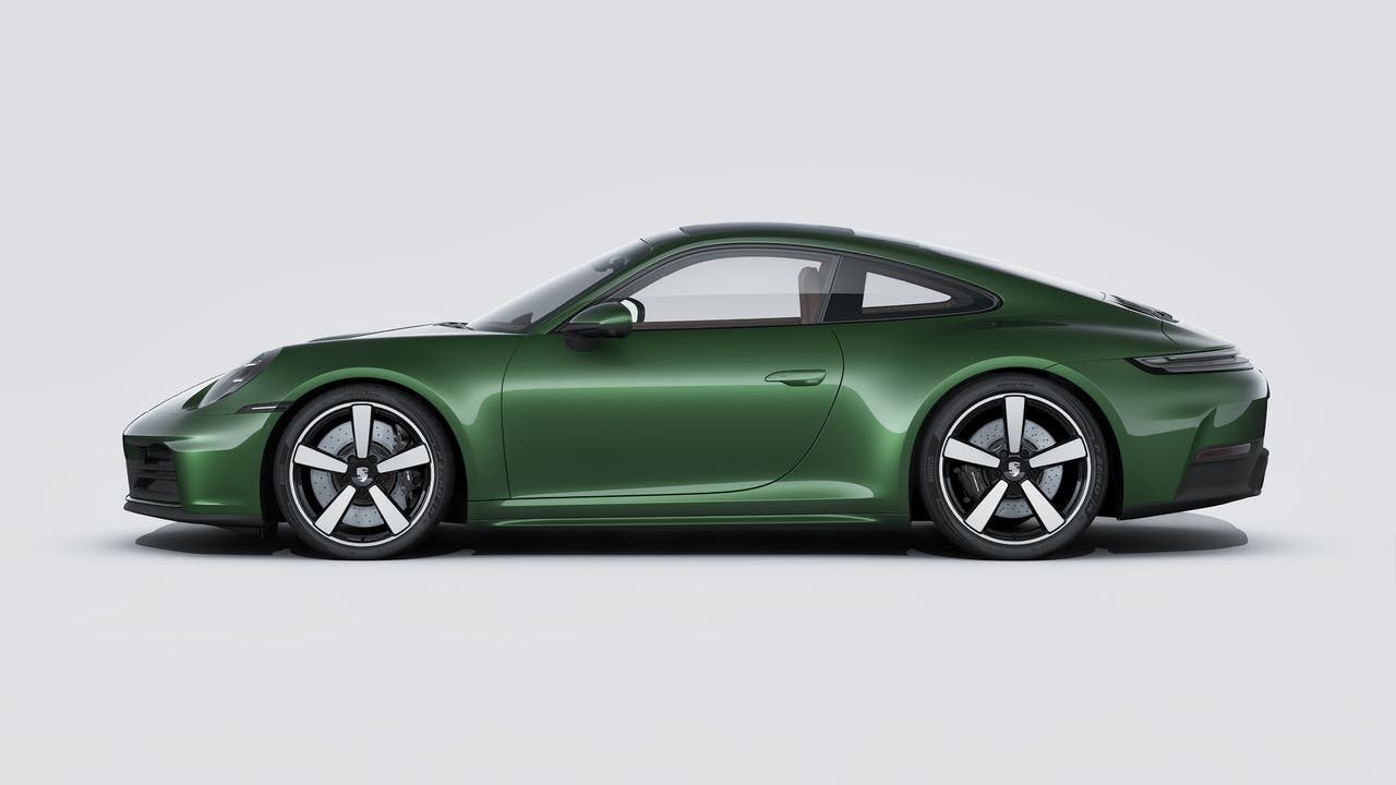 New 2027 Oak Green Metallic Neo Porsche Carrera 4S image 2