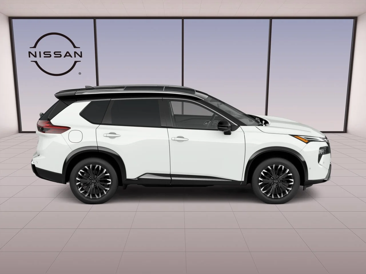New 2026 Everest White Pearl TriCoat / Super Black Two-tone Nissan Platinum image 4