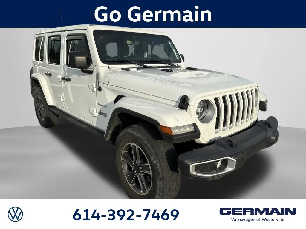 Used 2023 White Jeep Sahara image 1