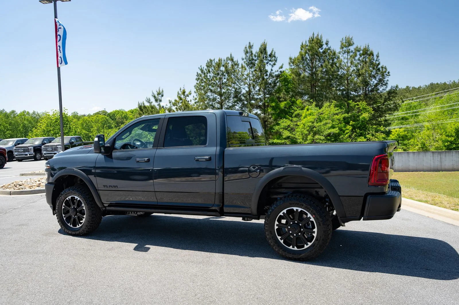 New 2026 Forged Blue Metallic Exterior Paint RAM Rebel image 7