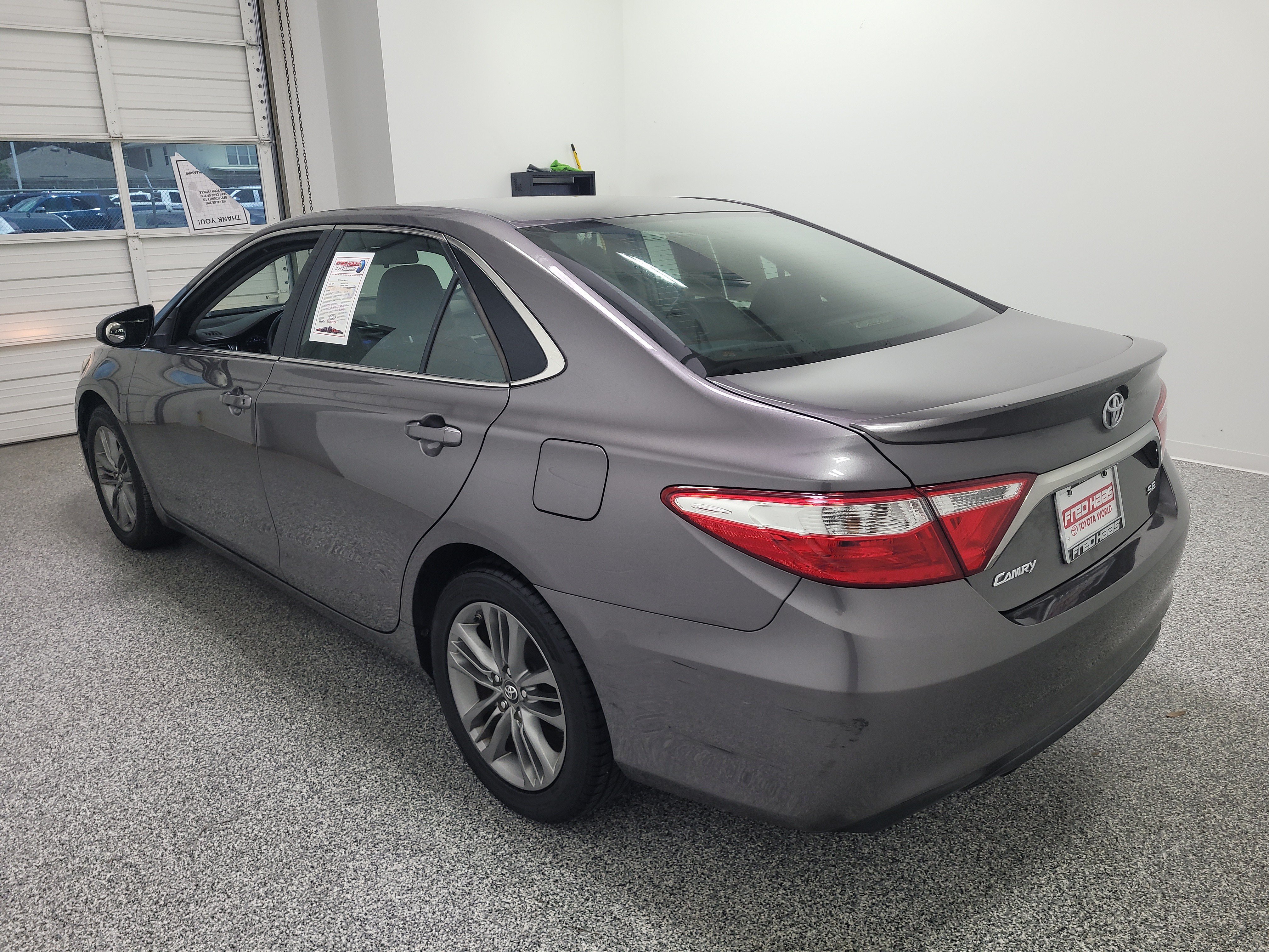 Used 2017 Cosmic Gray Mica Toyota SE image 5
