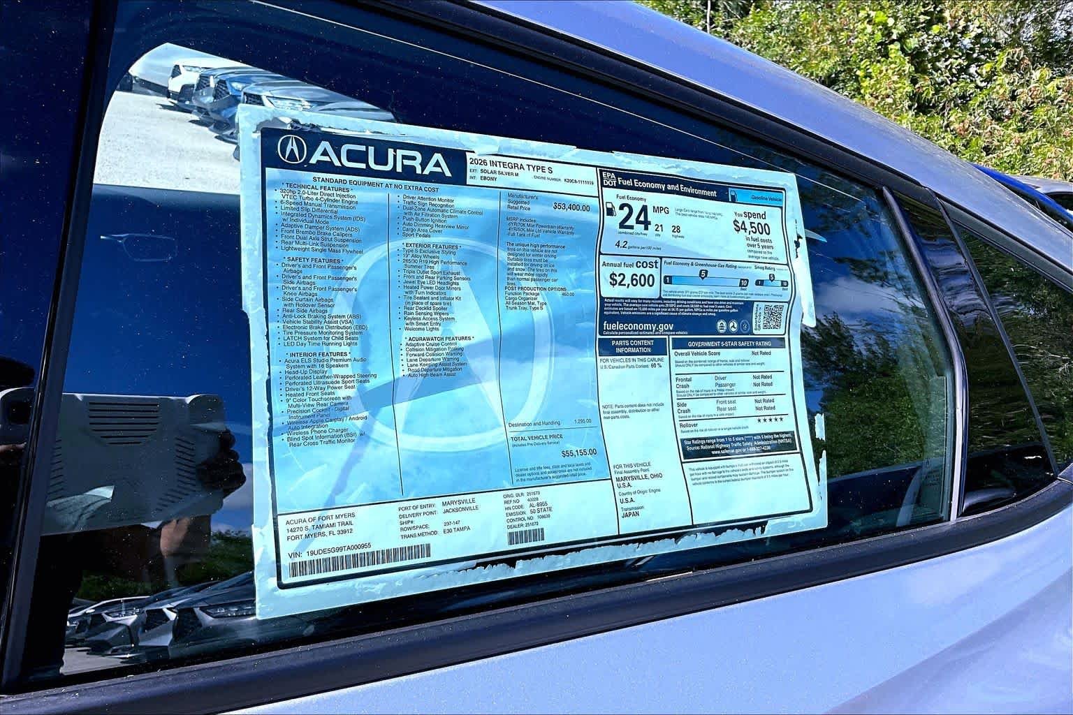 New 2026 Solar Silver Metallic Acura Type S image 21