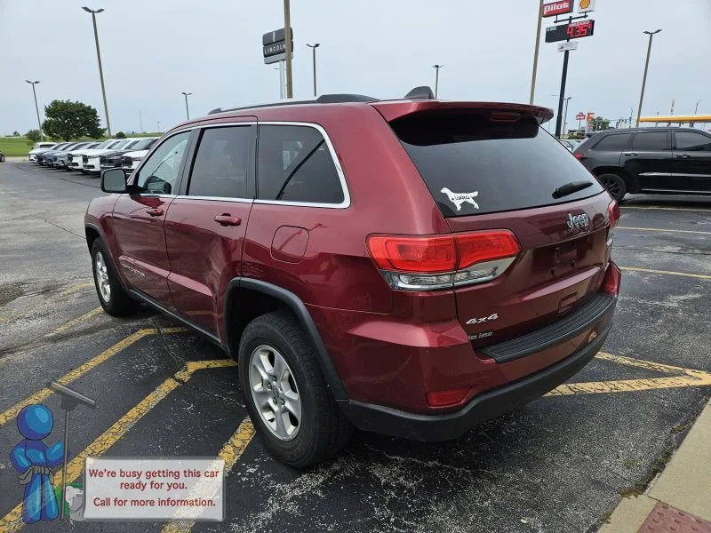 Used 2014 Deep Cherry Red Crystal Pearlcoat Jeep Laredo image 3