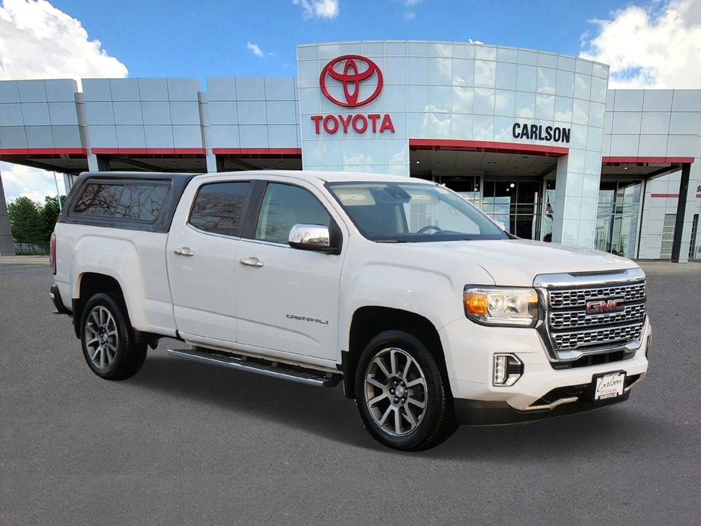 Used 2021 GMC Canyon Denali with VIN 1GTG6EEN3M1124973 for sale in Minneapolis, Minnesota