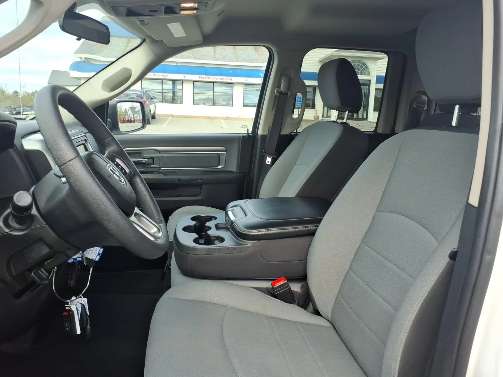 Used 2024 Bright White Clearcoat Ram SLT image 14