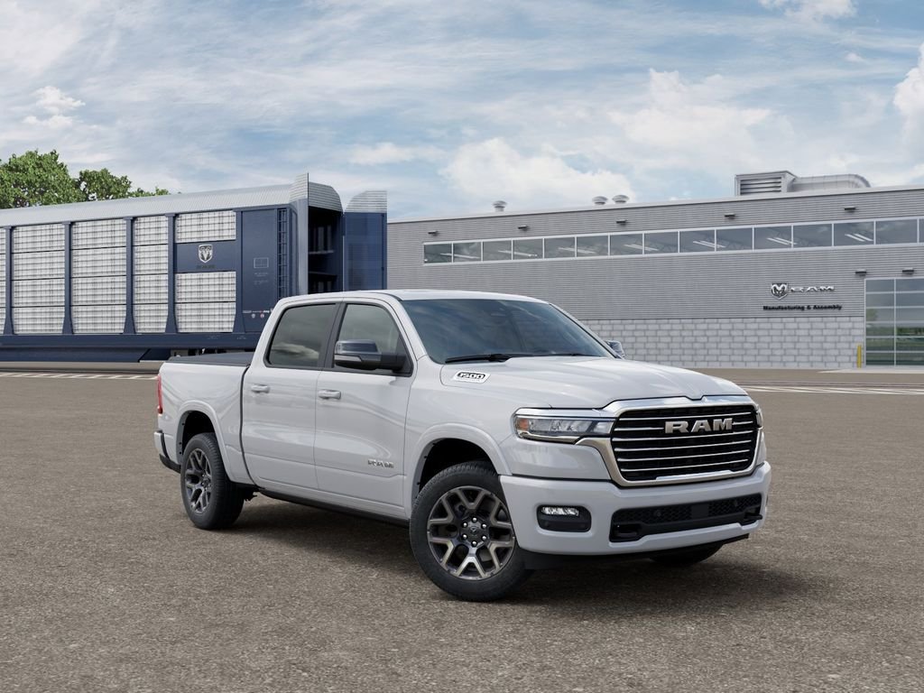 New 2026 Bright White Clear-Coat Exterior Paint RAM Laramie image 5