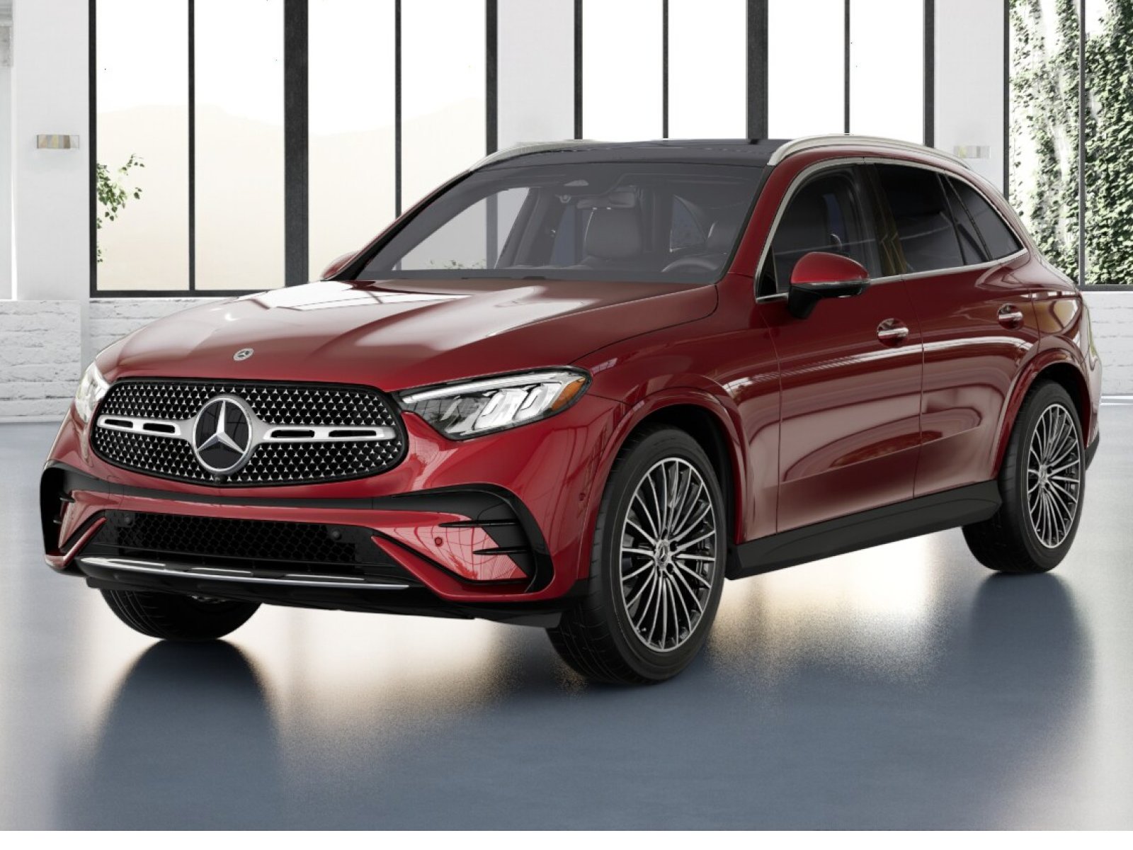 New 2026 MANUFAKTUR Patagonia Red Metallic Mercedes-Benz GLC 300 image 1