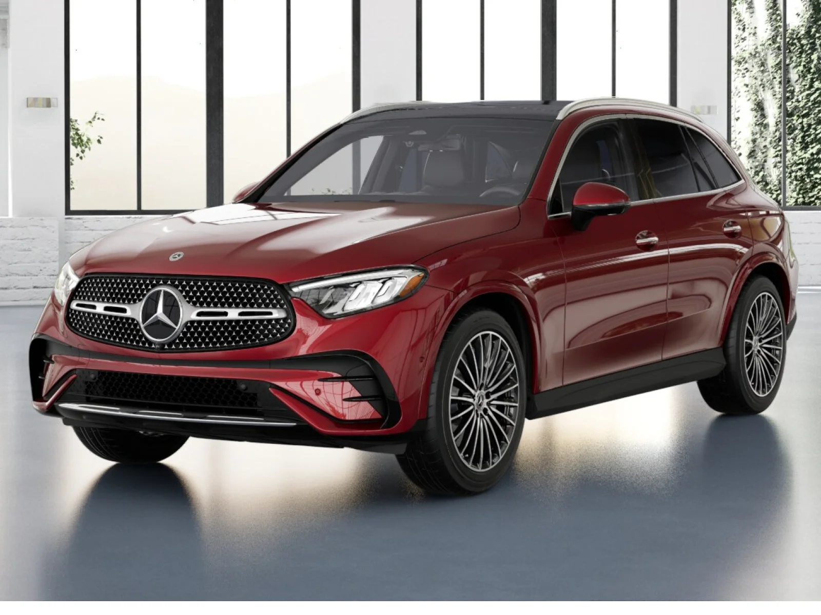 New 2026 MANUFAKTUR Patagonia Red Metallic Mercedes-Benz GLC 300 image 1