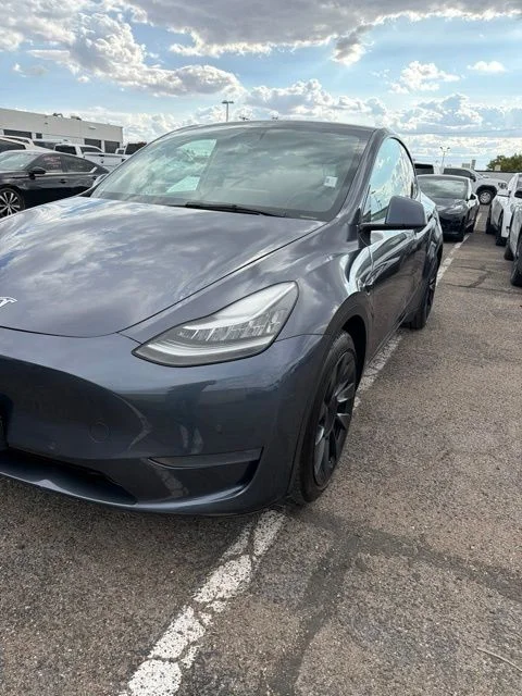 Used 2021 Gray Tesla Long Range image 2