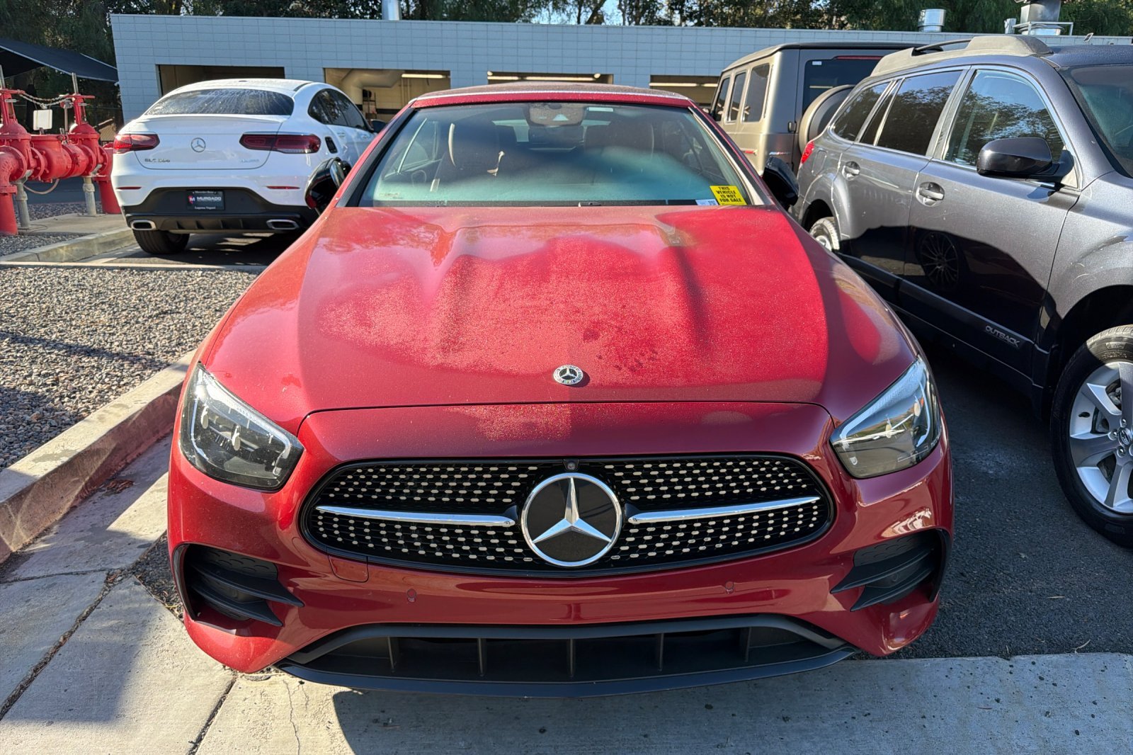 Certified Used 2023 Red Mercedes-Benz E 450 image 3