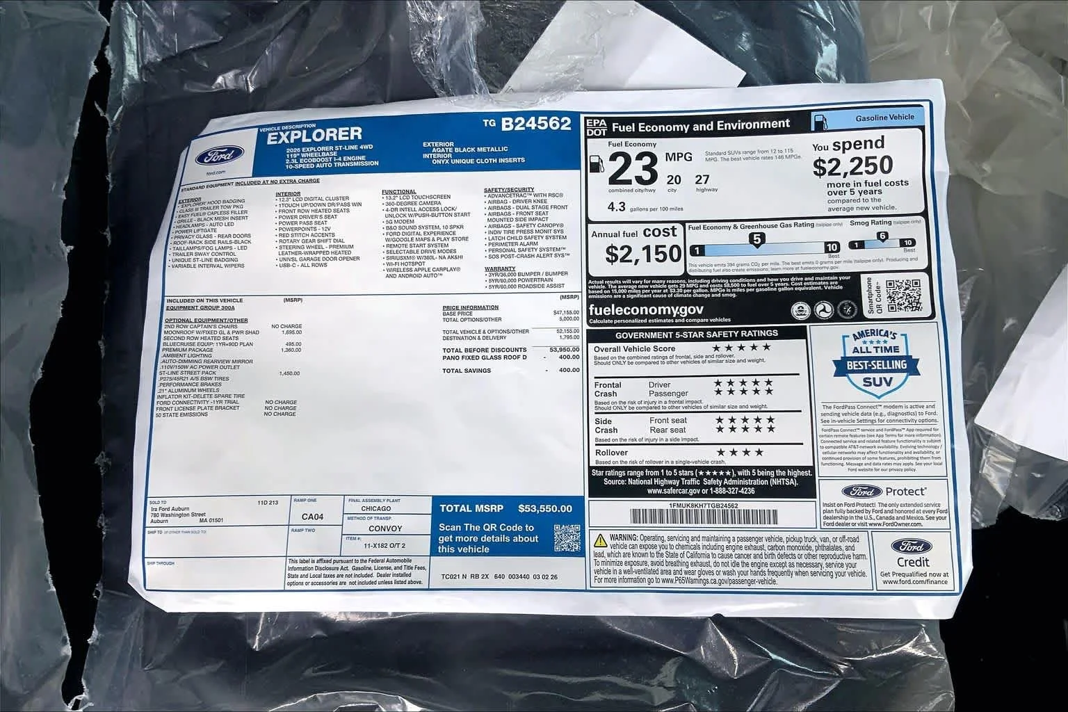 New 2026 Agate Black Metallic Ford ST-Line image 18
