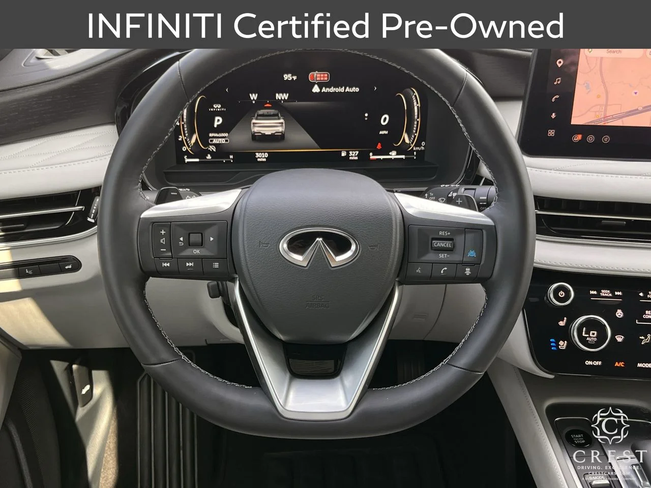 Certified Used 2027 Radiant White Black Obsidian INFINITI AUTOGRAPH image 14