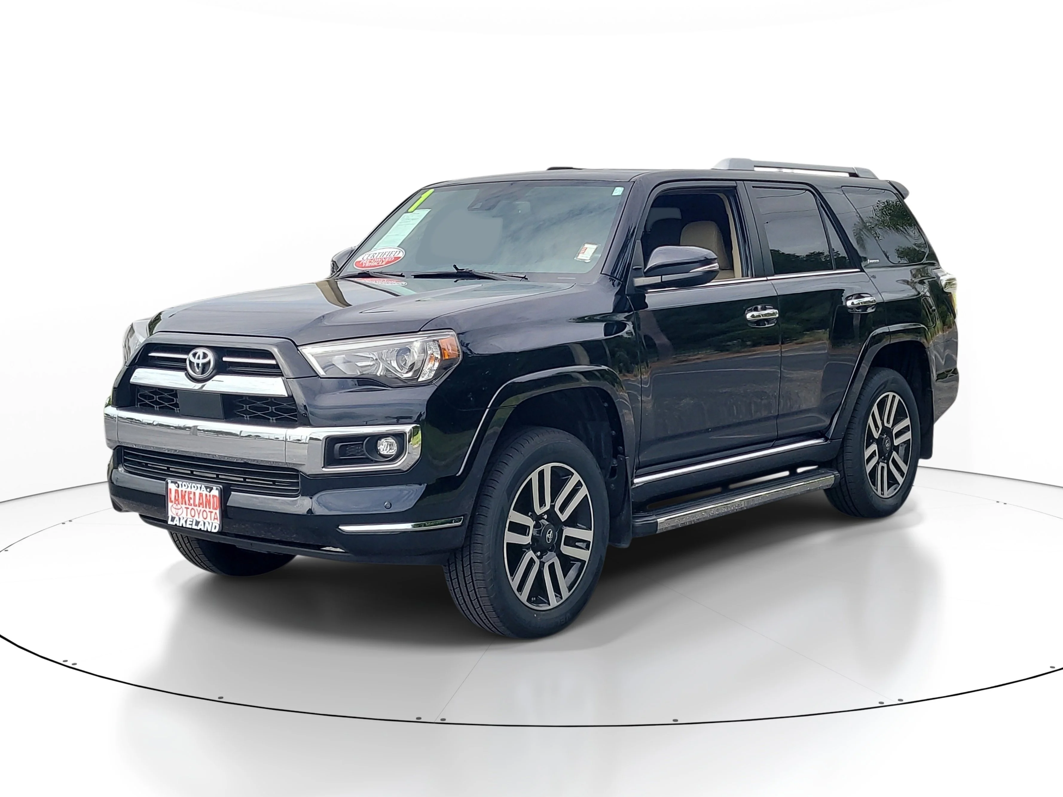 Certified Used 2021 Midnight Black Metallic Toyota Limited image 3