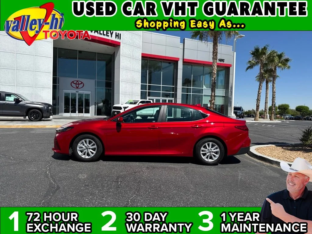 Used 2025 Red Toyota LE image 1