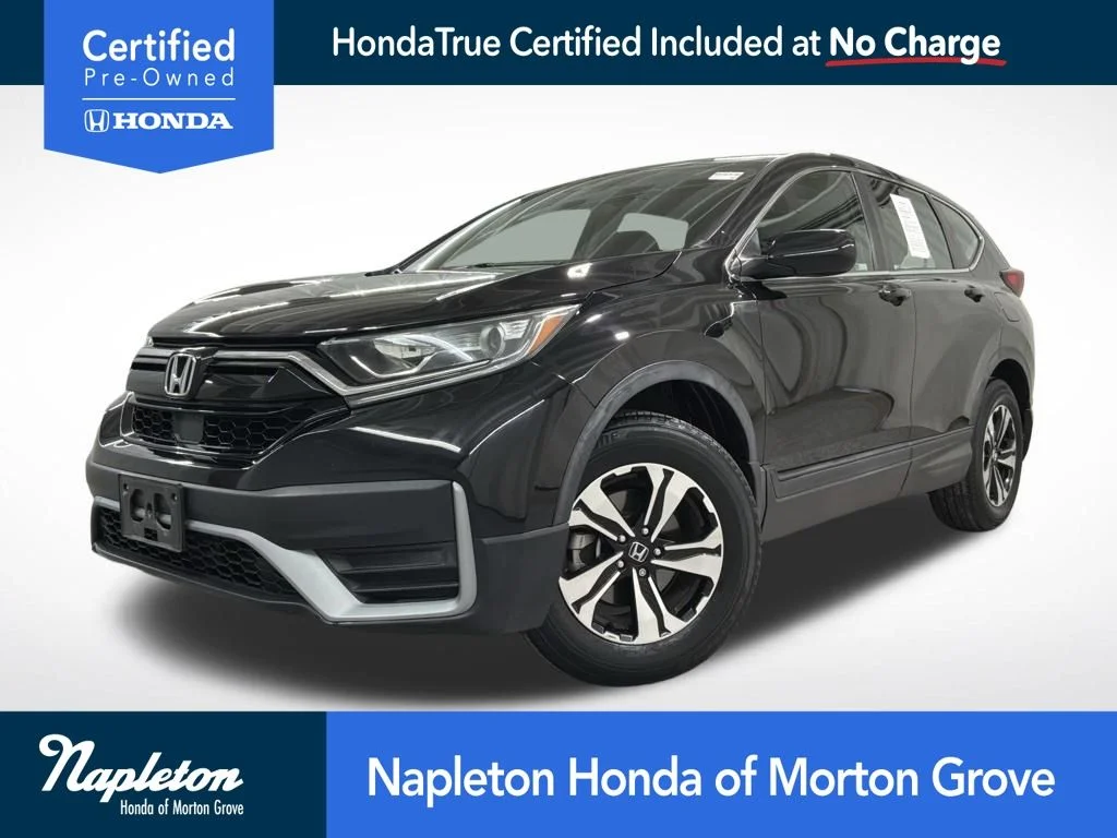 Certified Used 2021 Crystal Black Pearl Honda AWD SE image 1