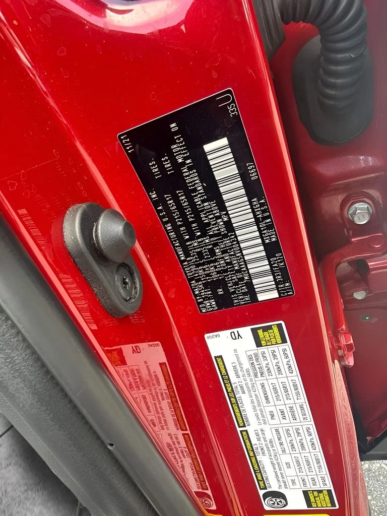 Used 2022 Red Toyota LE image 27