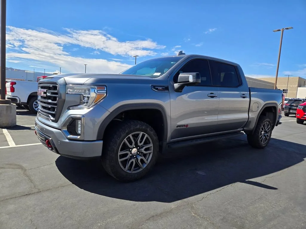 Used 2021 SATIN STEEL METALLIC GMC AT4 image 2