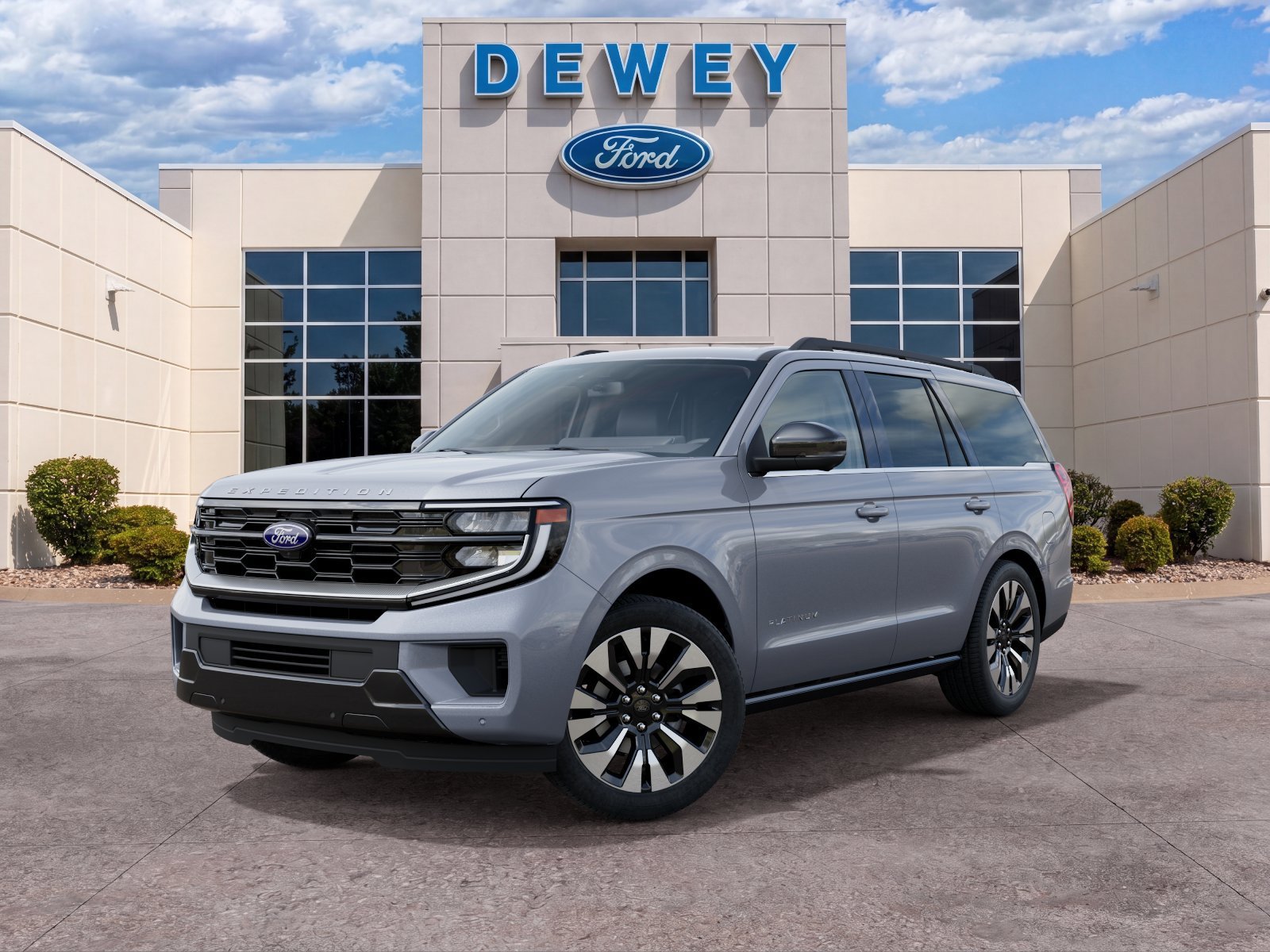 New 2027 Glacier Gray Metallic Tri-Coat Ford Platinum image 2
