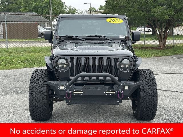 Used 2022 Black Jeep Unlimited Rubicon image 3