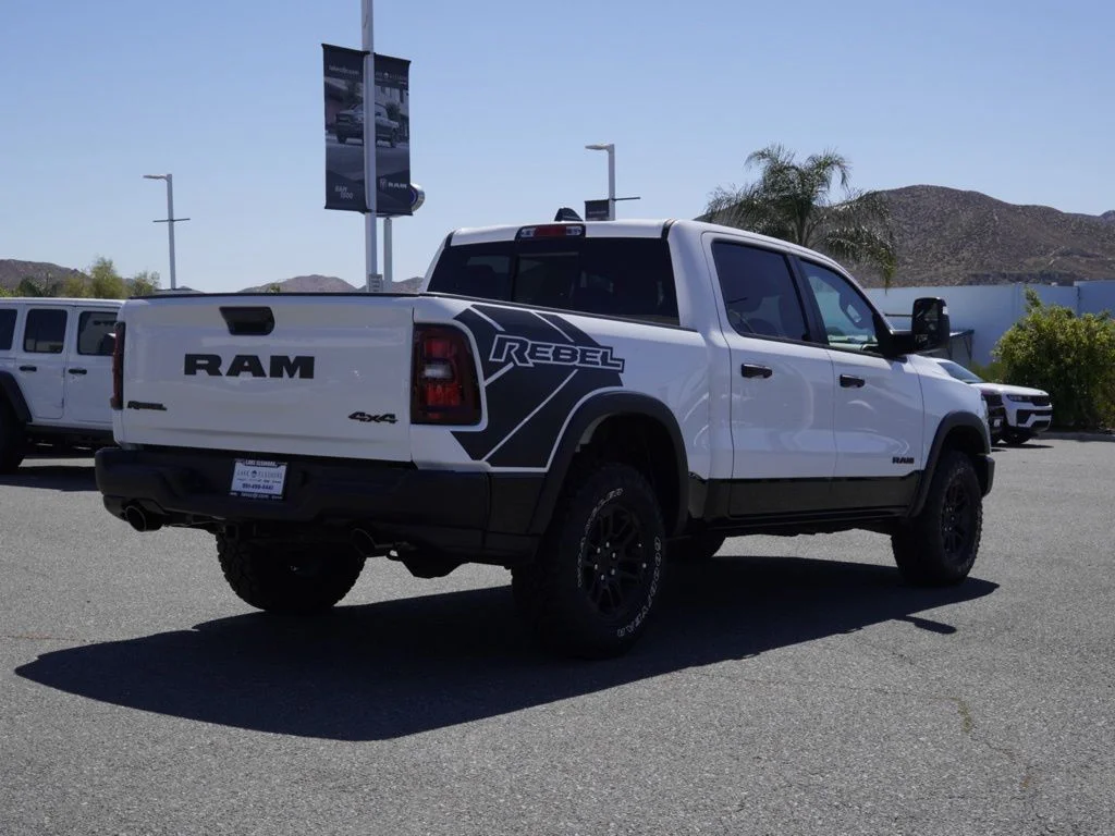 New 2026 Bright White Clear-Coat Exterior Paint RAM Rebel image 4