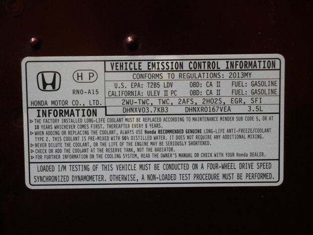 Used 2013 Dark Cherry Pearl II Honda EX-L image 34