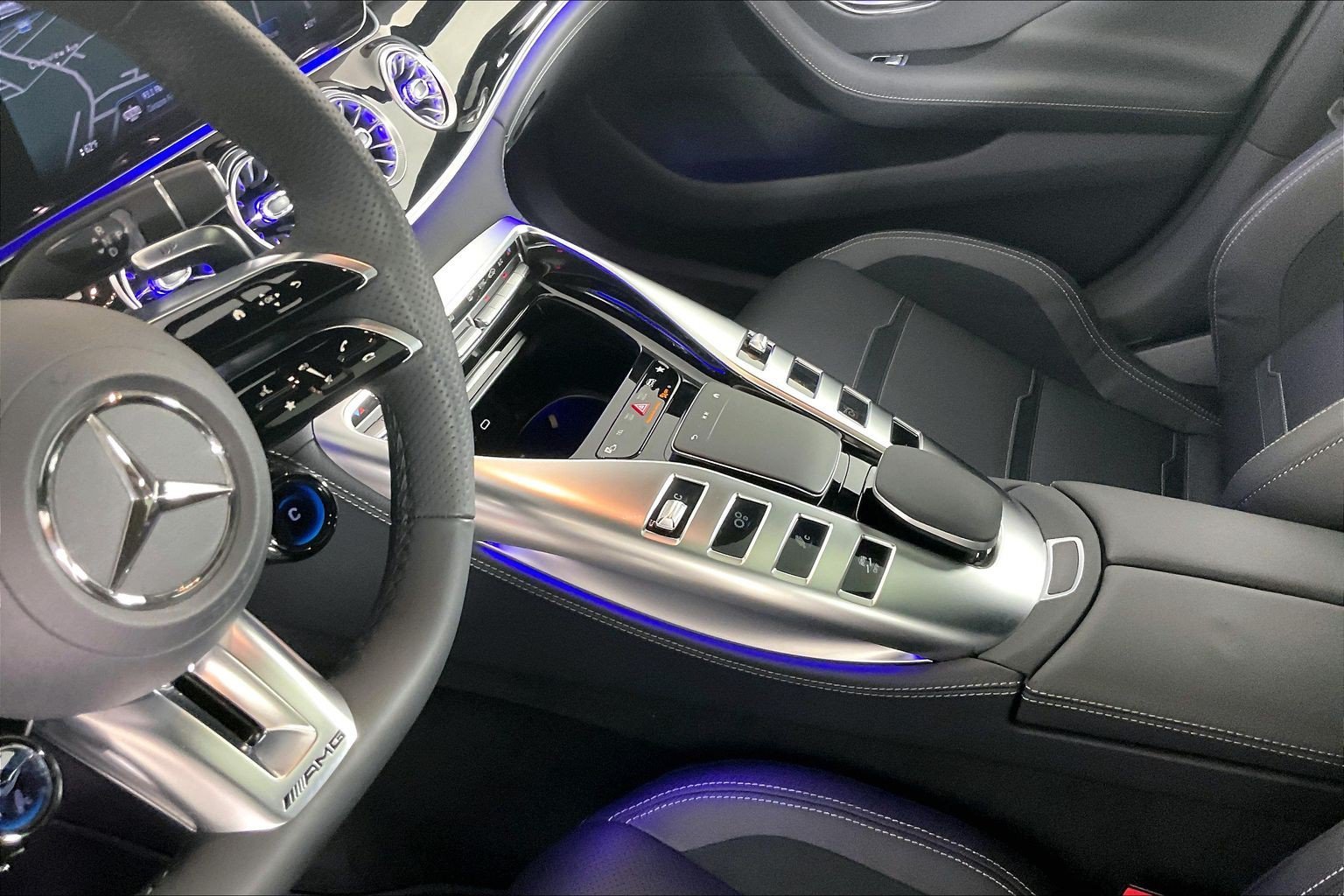 New 2026 Obsidian Black Metallic Mercedes-Benz AMG® GT 43 4-Door Coupe image 21