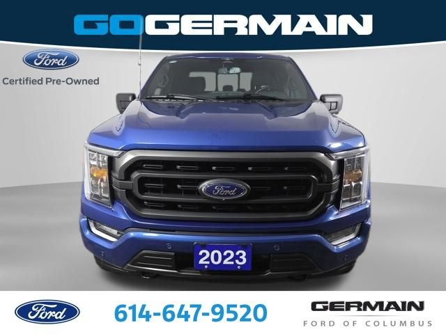Certified Used 2023 Atlas Blue Metallic Ford XLT image 2
