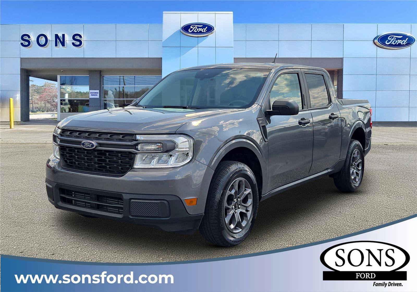 Certified Used 2023 Carbonized Gray Metallic Ford XLT image 1