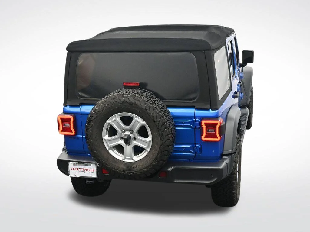 Used 2021 Blue Jeep Unlimited Sport S image 27