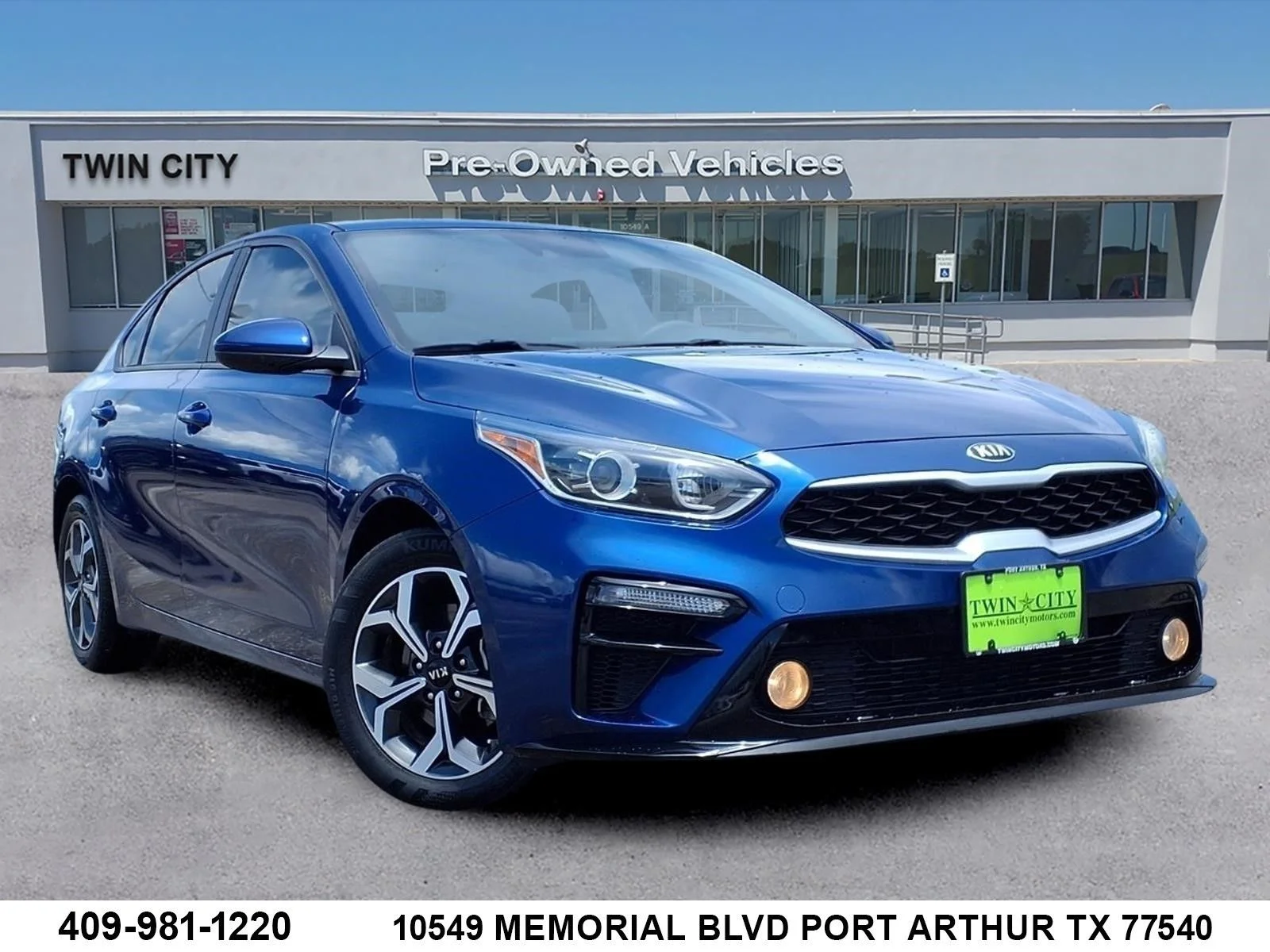 Certified Used 2021 Blue Kia LXS image 1