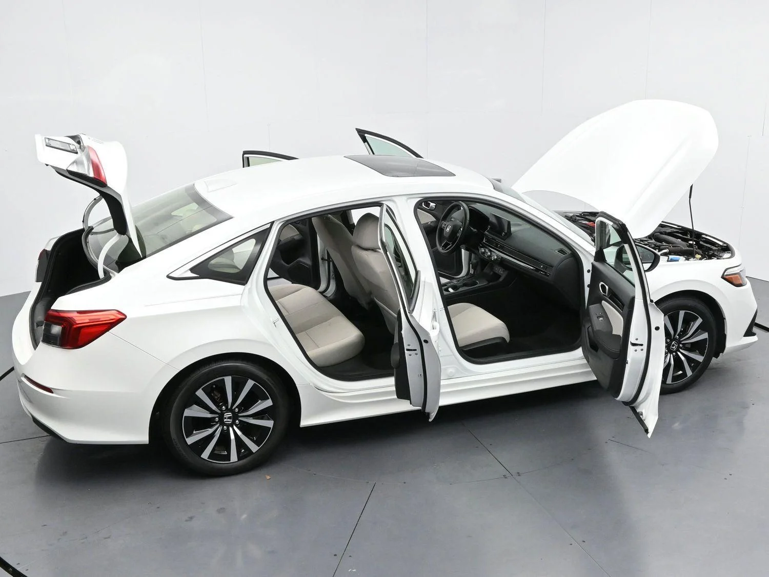 Used 2022 Platinum White Pearl Honda EX image 41