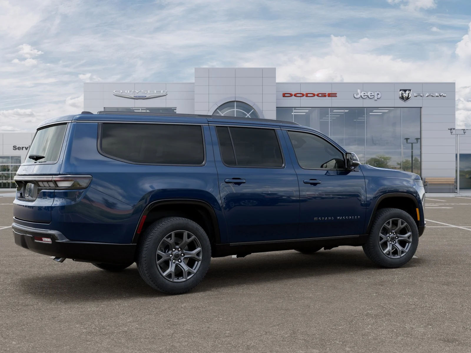 New 2026 Fathom Blue Pearl-Coat Exterior Paint Jeep Limited Altitude image 4