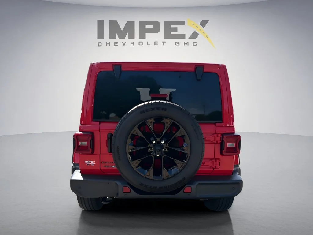 Used 2025 Red Jeep Sahara 4xe image 4