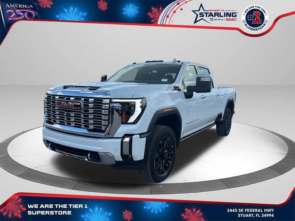 New 2026 Glacier White Tricoat GMC Denali image 1