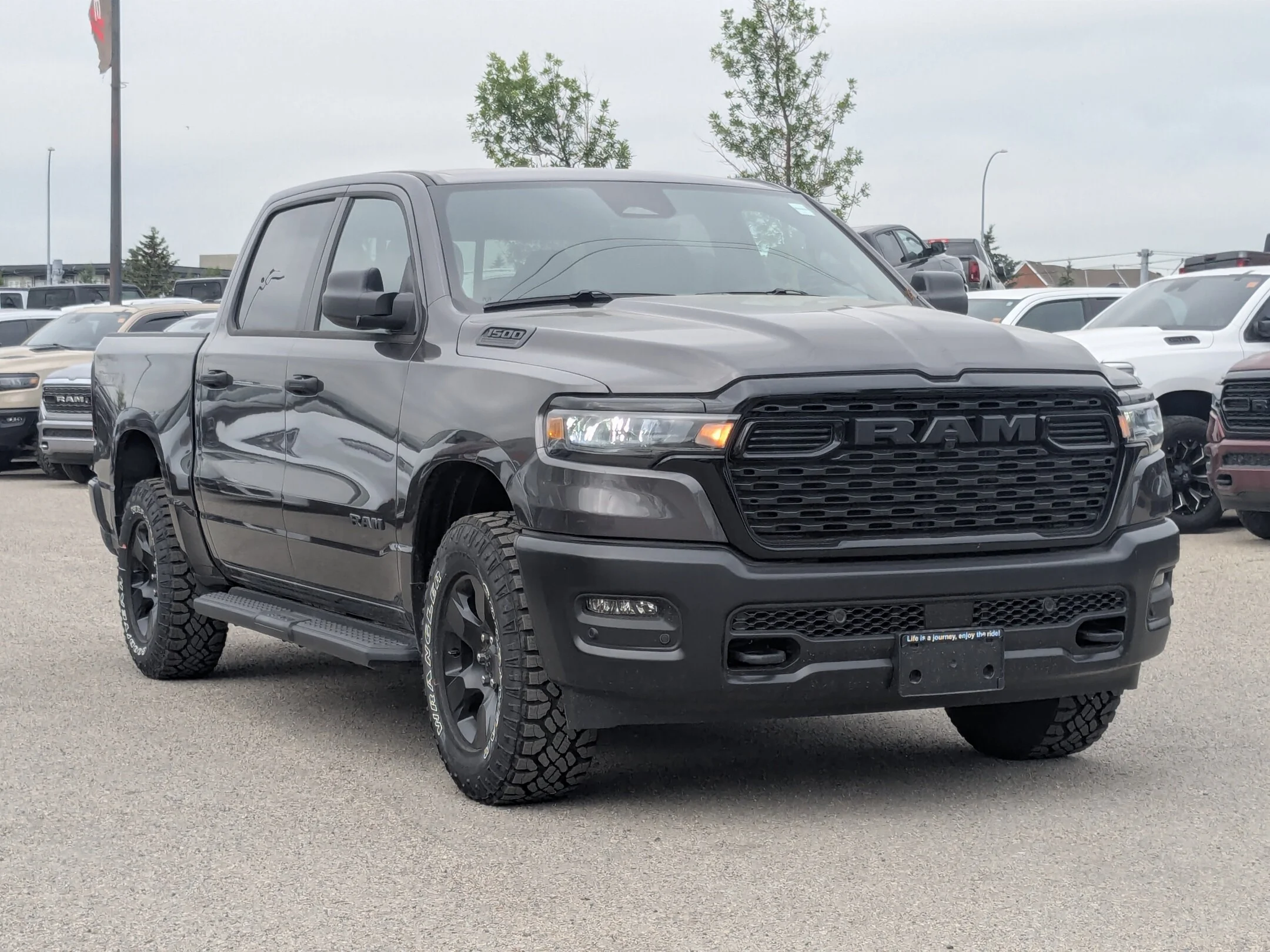 New 2026 Grey RAM Warlock - - E-Locker Axle - 18 Black Wheels - Skid Plates - Perf-Tuned Shocks & More! image 2