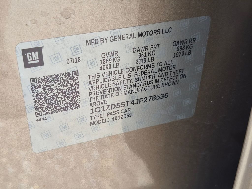 Used 2018 Beige Chevrolet LT image 29