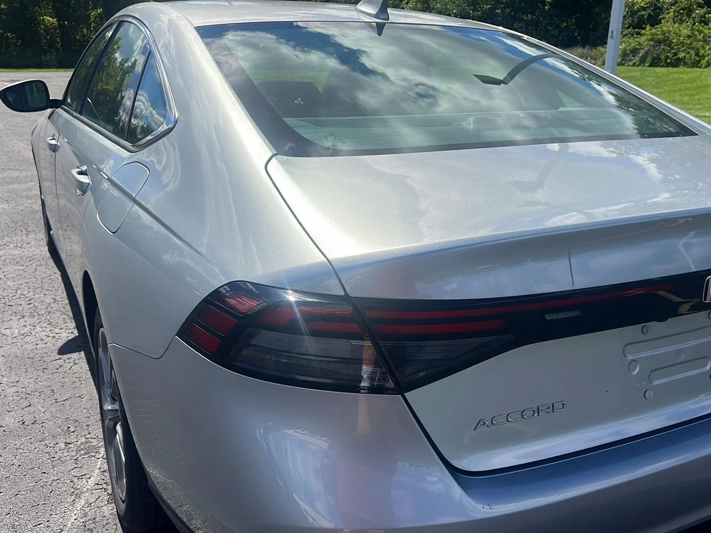 Used 2024 Solar Silver Metallic Honda EX image 16