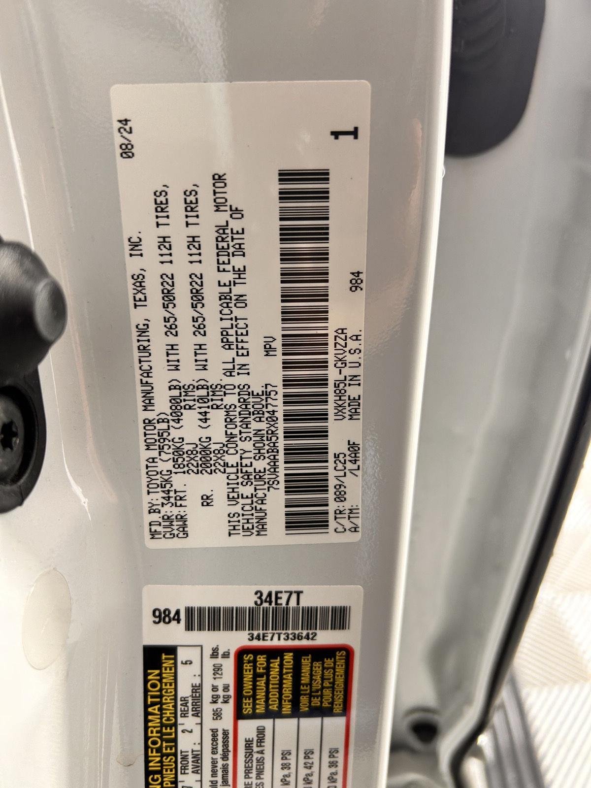 Certified Used 2024 Wind Chill Pearl Toyota Capstone image 27
