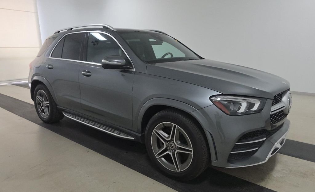 Certified Used 2022 Gray Mercedes-Benz GLE 450 image 3