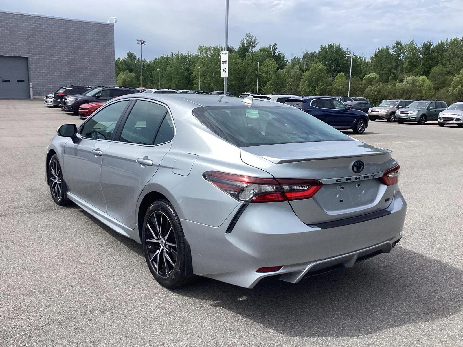 Used 2023 Celestial Silver Metallic Toyota SE image 5