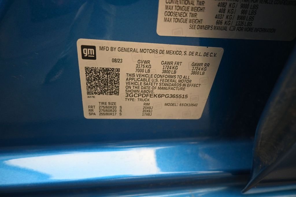 Used 2023 Blue Chevrolet LT Trail Boss image 20