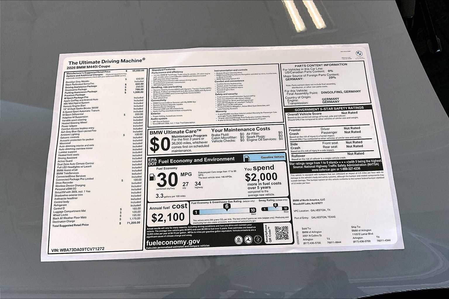 Used 2026 Brooklyn Grey Metallic BMW M440i image 19