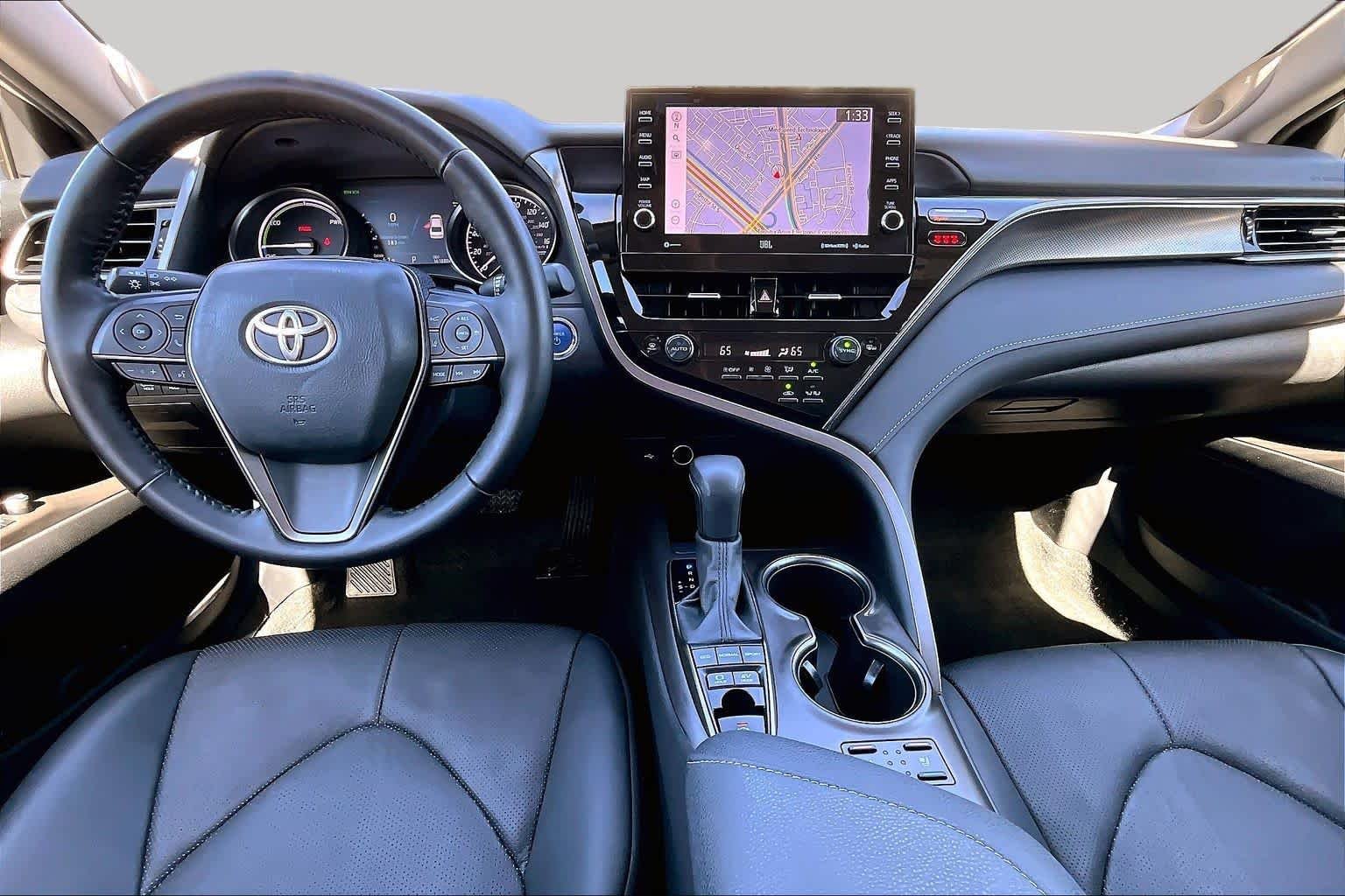 Used 2023 Wind Chill Pearl/Midnight Black Metallic Toyota Hybrid XSE image 14