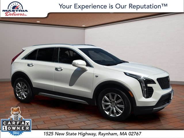 Used 2023 Crystal White Tricoat Cadillac Premium Luxury image 1