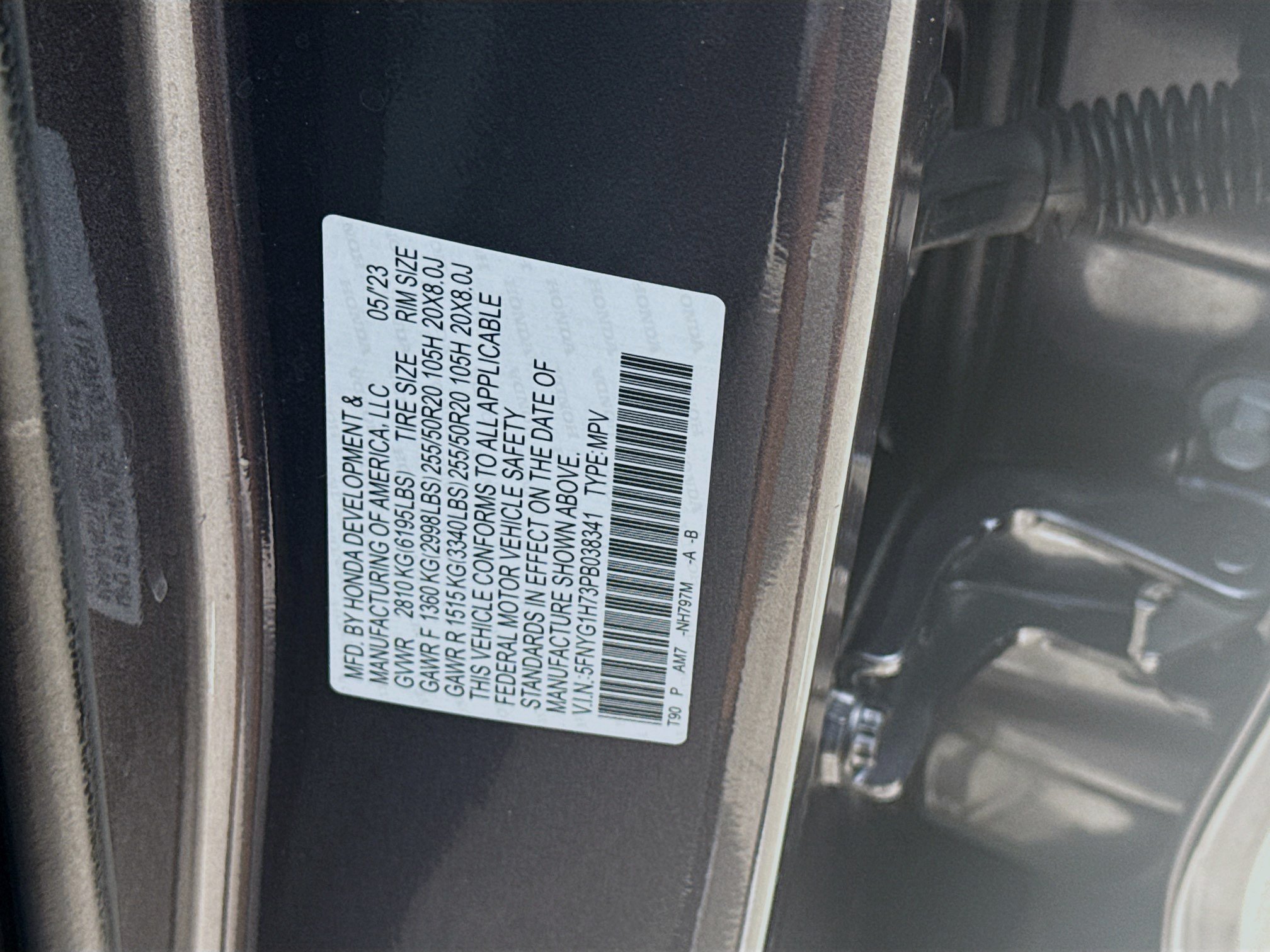 2023 Honda Pilot Touring - Photo 38