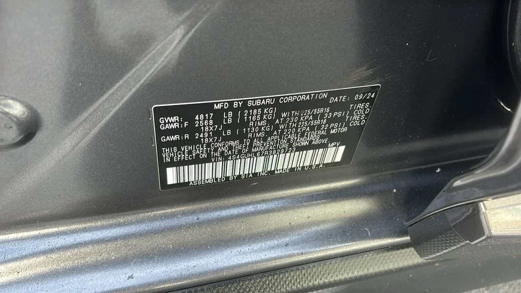 Used 2024 Gray Subaru Limited image 33