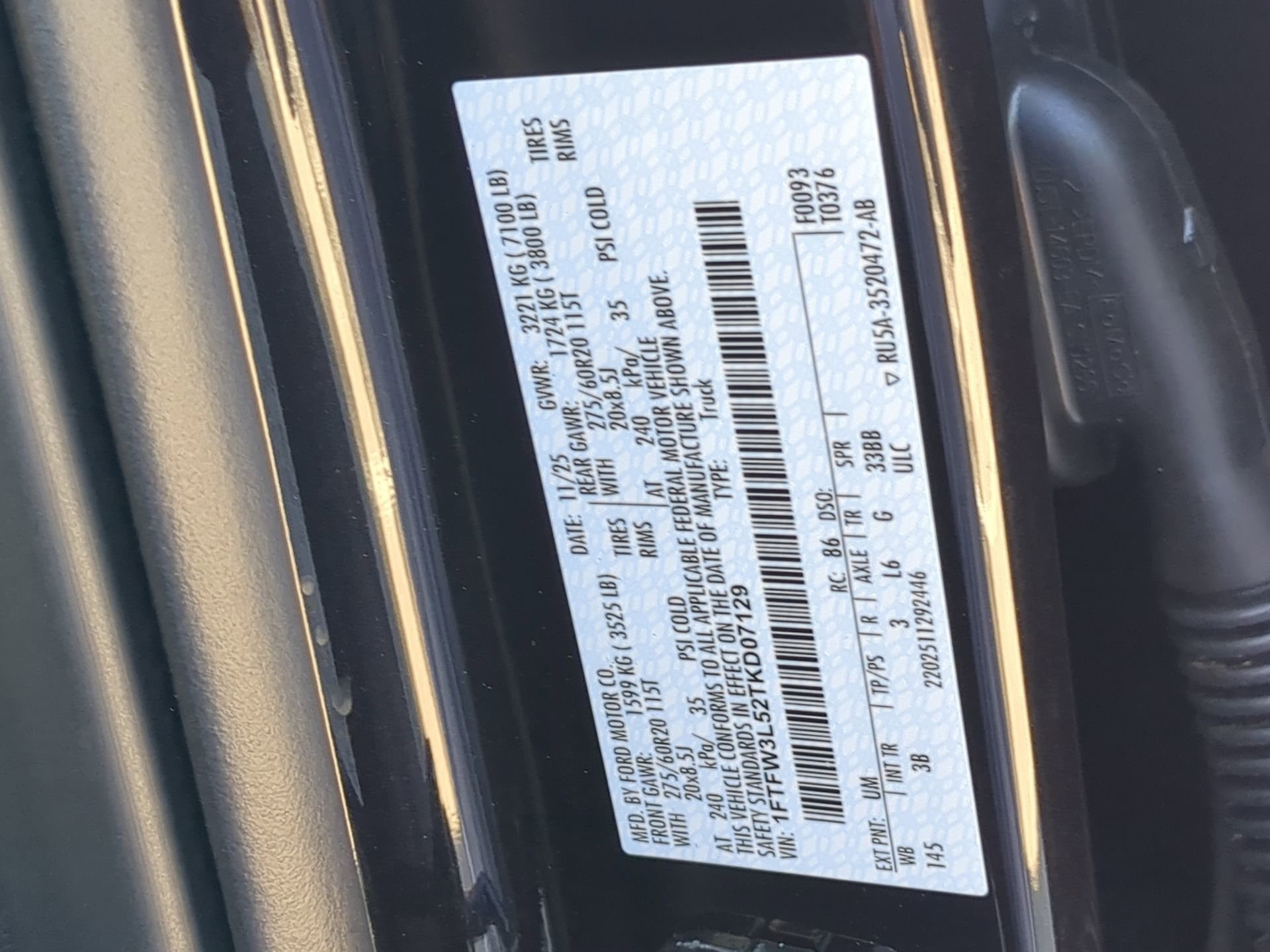 New 2026 Agate Black Metallic Ford XLT image 63