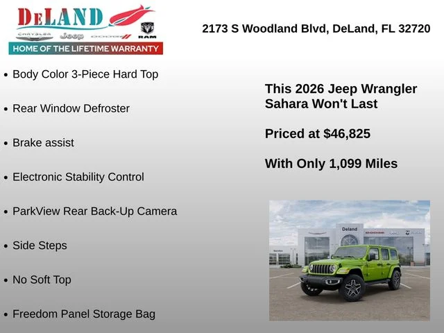 New 2026 Mojito Clear-Coat Exterior Paint Jeep Sahara image 6
