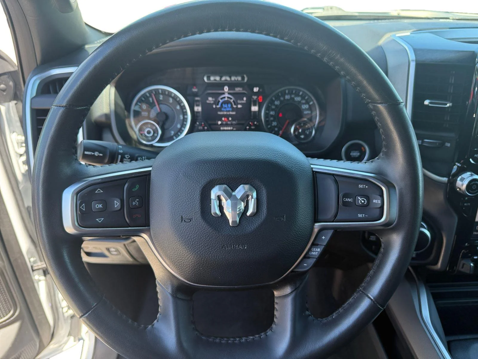 Used 2024 WHITE RAM BIG HORN 4X4 CREW CAB 6