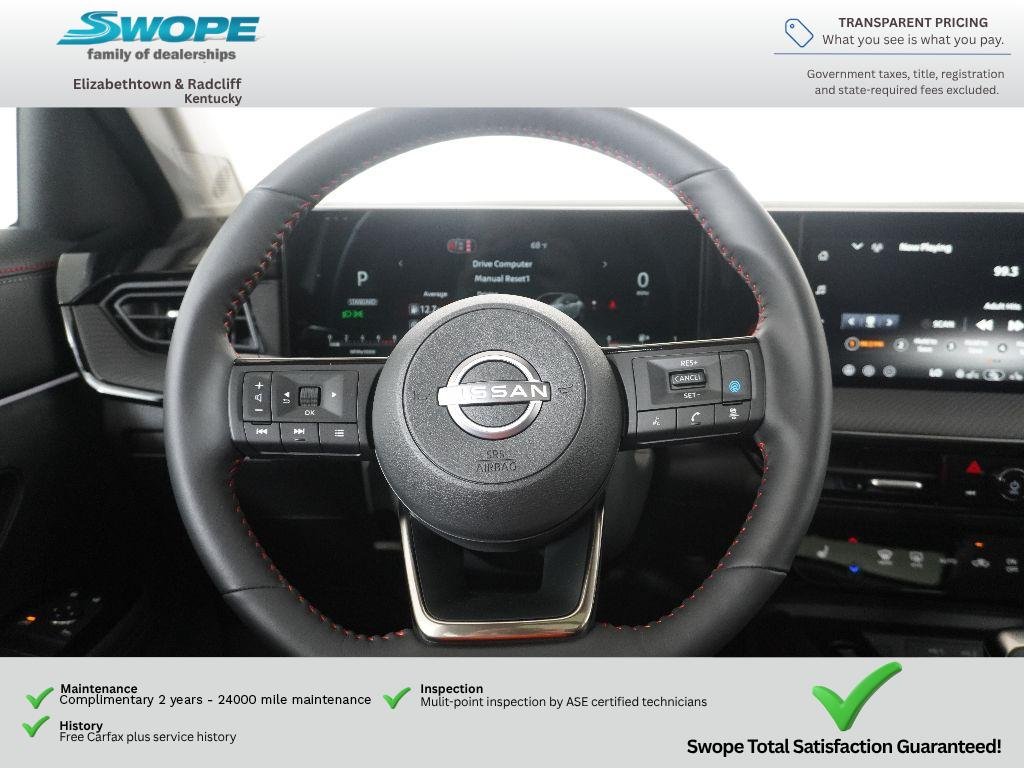 New 2026 Aspen White TriCoat / Super Black Two-tone Nissan SR image 16